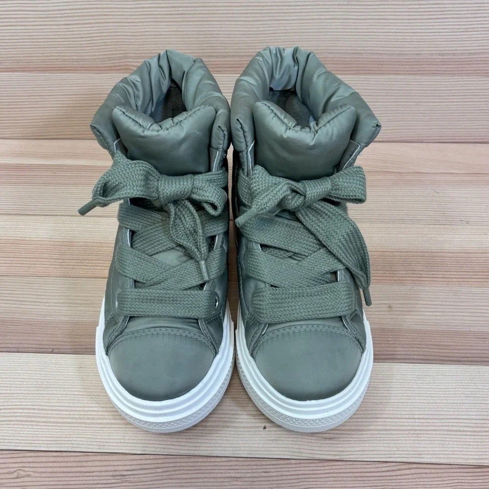 Converse CTAS Elements Boot Hi  Shoes Women Sz 7 Green Light Field Surplus